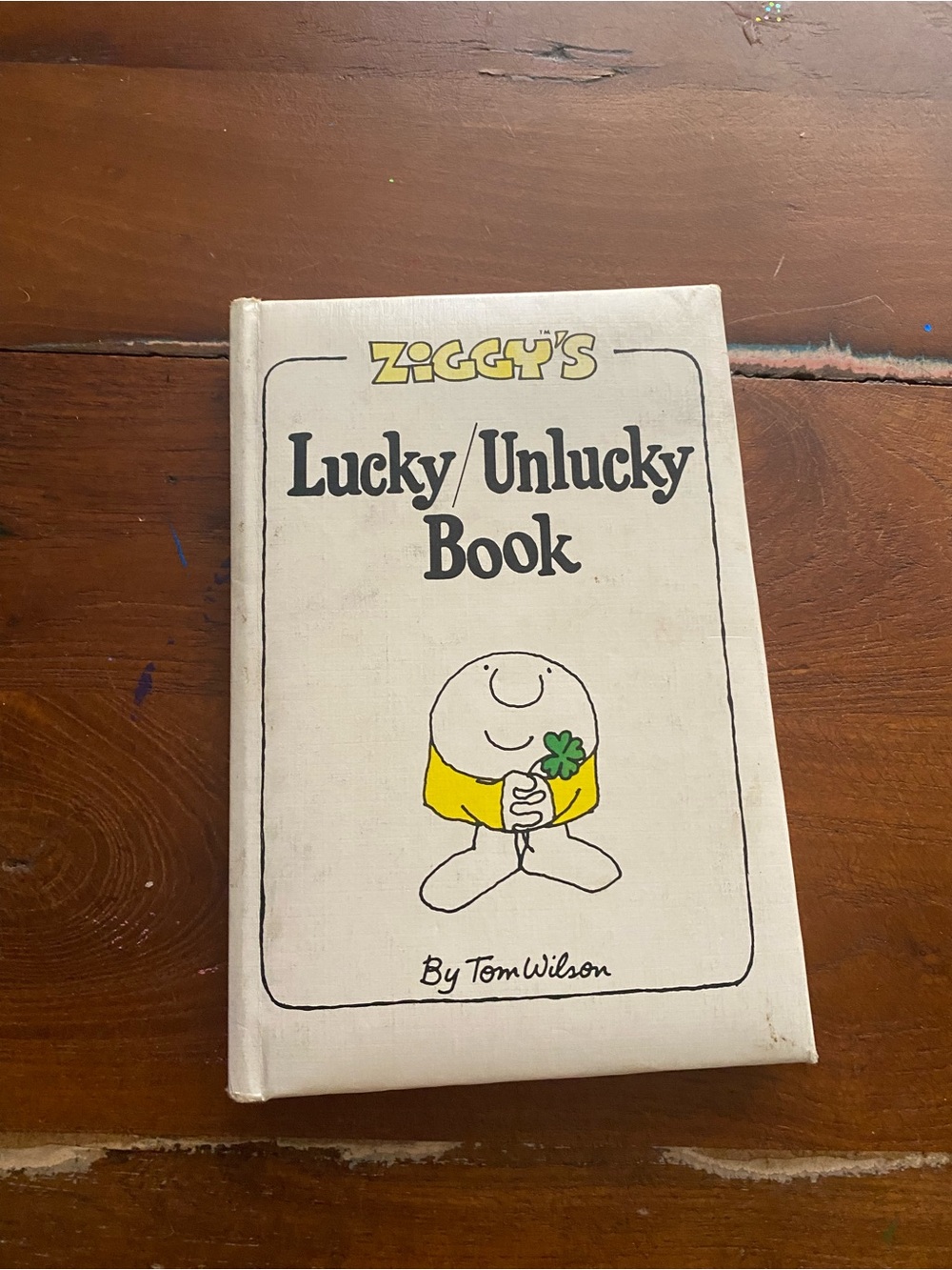 Ziggy's Lucky/Unlucky Book — White Cover